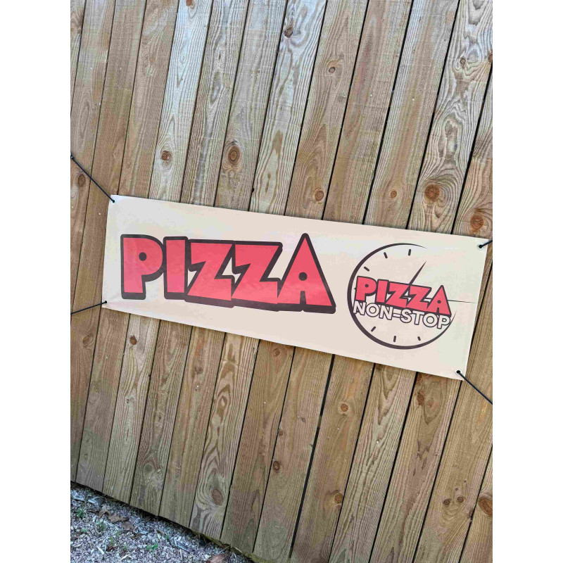 banderole pizza non-stop