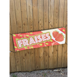 banderole fraises