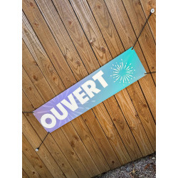 banderole ouvert