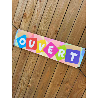 banderole ouvert