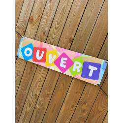 banderole ouvert