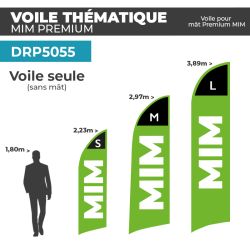 Voile de drapeau MIM | Premium | Thématique