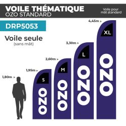 Voile de drapeau OZO | Standard | Thématique