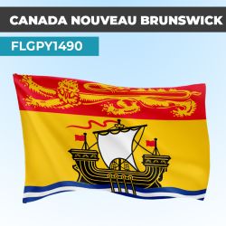 Drapeau NOUVEAU BRUNSWICK | Pavillon | Provinces Canadiennes