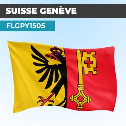 Drapeau GENÈVE | Pavillon | Cantons Suisses