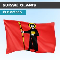 Drapeau GLARIS | Pavillon | Cantons Suisses