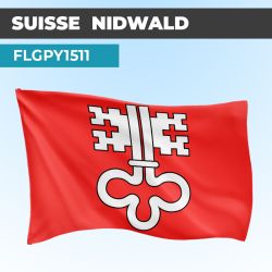Drapeau NIDWALD | Pavillon | Cantons Suisses