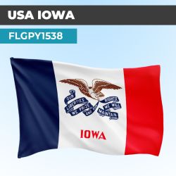 Drapeau IOWA | Pavillon | États Américains