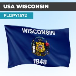 Drapeau WISCONSIN | Pavillon | États Américains