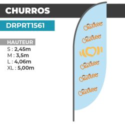 Drapeau CHURROS | Le style épuré
