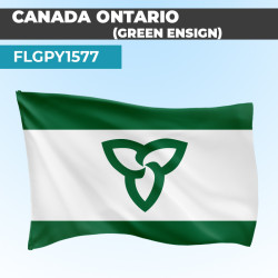 Drapeau ONTARIO - GREEN...