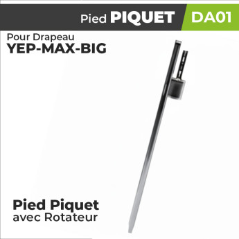 DA01 Pied Piquet Rotateur 900gr