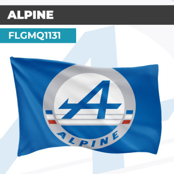 Drapeau ALPINE Bleu | Pavillon | Marque et Logo Automobile