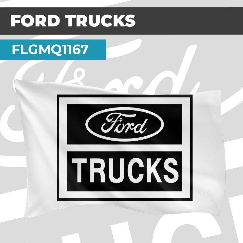 Drapeau FORD TRUCKS | Pavillon | Marque Automobile