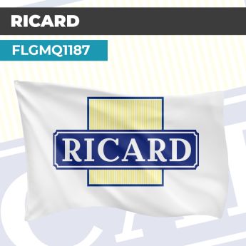 Drapeau RICARD VINTAGE | Pavillon | Marque d'alcool