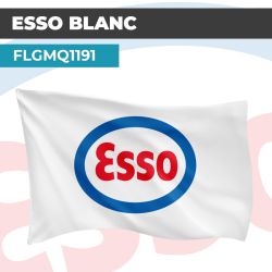 Drapeau ESSO BLANC | Pavillon | Marque de Combustible
