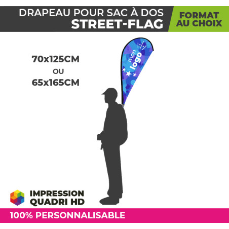 Drapeau pour Sac à Dos...