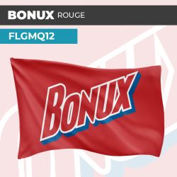 Drapeau BONUX ROUGE | Pavillon | Marque de Lessive