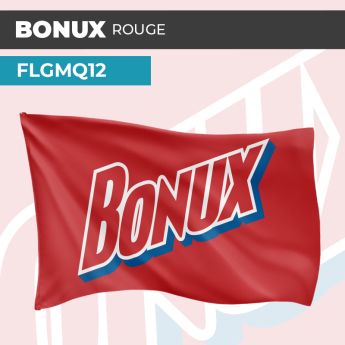 Drapeau BONUX ROUGE | Pavillon | Marque de Lessive