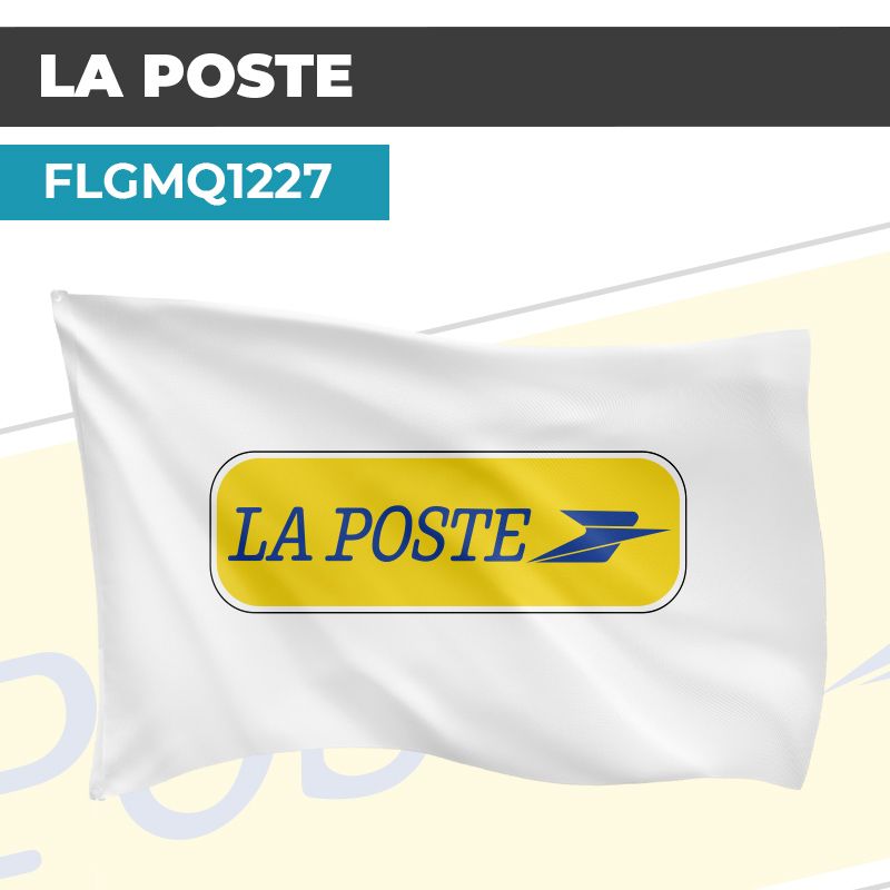 Drapeau LA POSTE | Pavillon | Marque Vintage