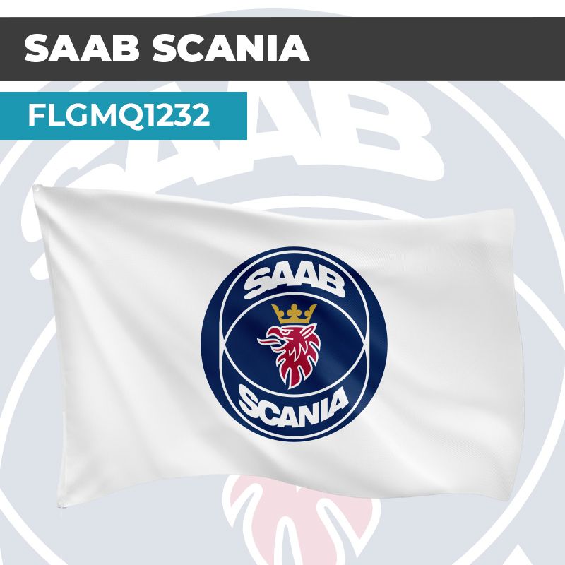 Drapeau SAAB SCANIA | Pavillon | Marque Poids-Lourds
