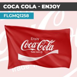 Drapeau COCA-COLA ENJOY | Pavillon | Marque Boissons