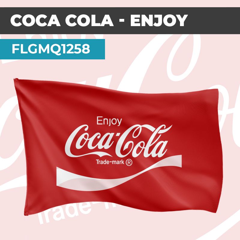 Drapeau COCA-COLA ENJOY | Pavillon | Marque Boissons