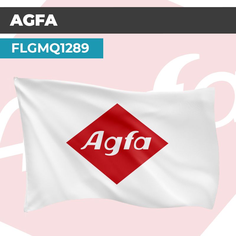 Drapeau AGFA | Pavillon | Marque Vintage