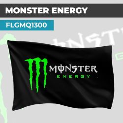 Drapeau MONSTER ENERGY | Pavillon | Marque de Boissons
