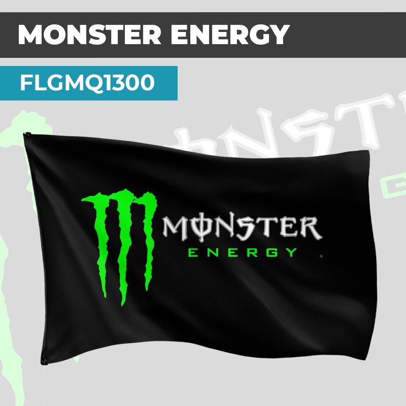 Drapeau MONSTER ENERGY | Pavillon | Marque de Boissons