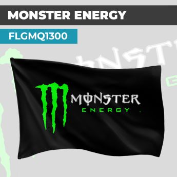 Drapeau MONSTER ENERGY | Pavillon | Marque de Boissons