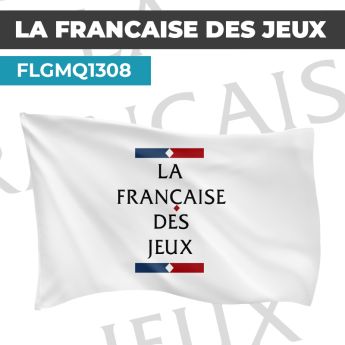 Drapeau LA FRANÇAISE DES JEUX | Pavillon | Marque Vintage