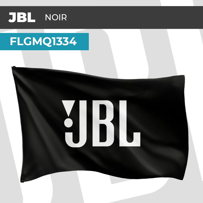 Drapeau JBL NOIR | Pavillon | Marque XXX