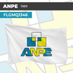 Drapeau ANPE 1989 | Pavillon | Marque Vintage