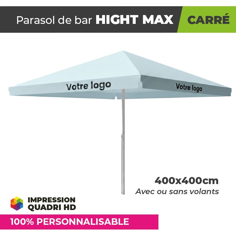 Parasol de bar HIGHT MAX | Géant - 400x400cm