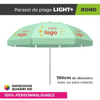 Parasol de plage LIGHT+ | Rond - 190cm
