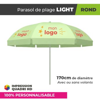 Parasol de plage LIGHT | Rond - 170cm