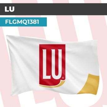 Drapeau LU | Pavillon | Marque Alimentaire Vintage