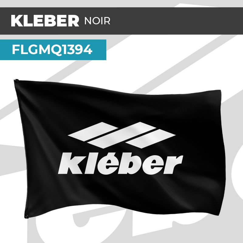 Drapeau KLEBER NOIR | Pavillon | Marque de Pneus