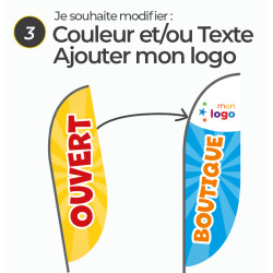 Modifier Couleur et/ou Texte + Ajouter mon Logo