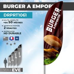 Drapeau BURGER À EMPORTER | Meilleur Prix | DRPRT1061