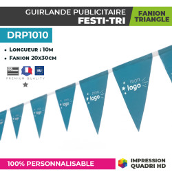 Guirlande publicitaire personnalisée triangle