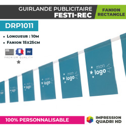 Guirlande publicitaire personnalisée rectangle