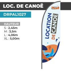 Drapeau LOCATION DE CANOË