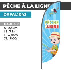 Drapeau PÊCHE À LA LIGNE