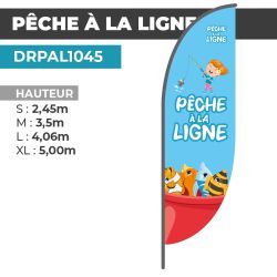 Drapeau PÊCHE À LA LIGNE