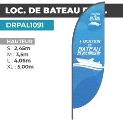 Drapeau LOCATION DE BATEAU ELECTRIQUE