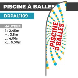 Drapeau PISCINE À BALLES
