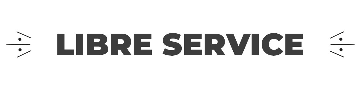 Drapeau publicitaire Libre Service – Oriflamme distributeurs 24h/24h !