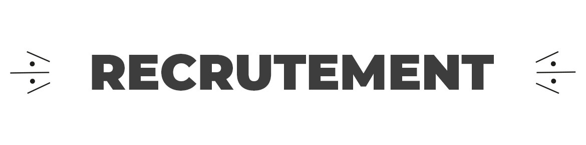 Drapeau publicitaire Recrutement – Ressources humaines, entreprises...